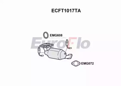 Катализатор (EuroFlo: ECFT1017TA)