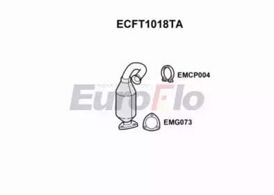 Катализатор (EuroFlo: ECFT1018TA)