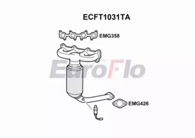 Катализатор (EuroFlo: ECFT1031TA)