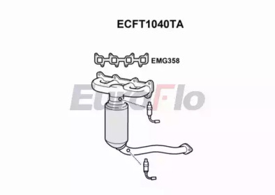 Катализатор (EuroFlo: ECFT1040TA)