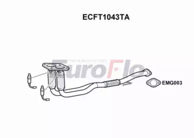 Катализатор (EuroFlo: ECFT1043TA)