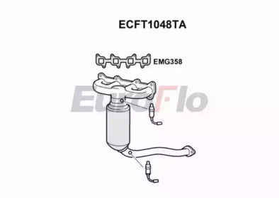 Катализатор (EuroFlo: ECFT1048TA)