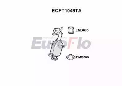 Катализатор (EuroFlo: ECFT1049TA)