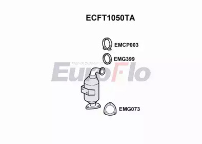 Катализатор (EuroFlo: ECFT1050TA)