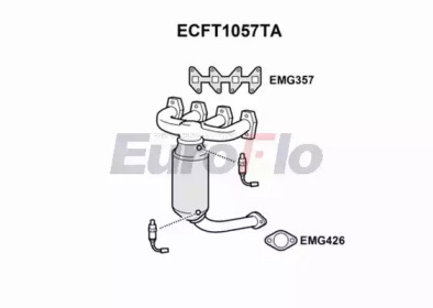 Катализатор (EuroFlo: ECFT1057TA)