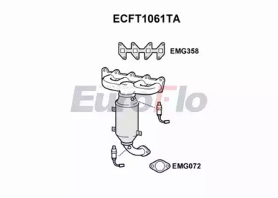 Катализатор (EuroFlo: ECFT1061TA)