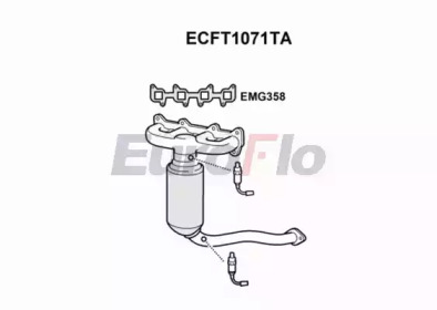 Катализатор (EuroFlo: ECFT1071TA)