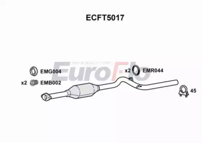 Катализатор (EuroFlo: ECFT5017)