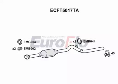 Катализатор (EuroFlo: ECFT5017TA)