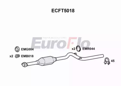 Катализатор (EuroFlo: ECFT5018)