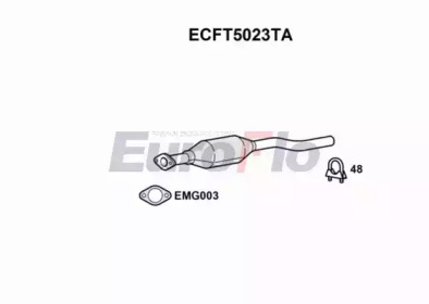 Катализатор (EuroFlo: ECFT5023TA)