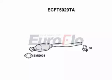 Катализатор (EuroFlo: ECFT5029TA)