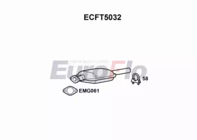 Катализатор (EuroFlo: ECFT5032)