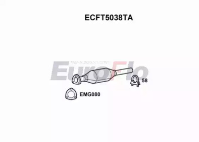 Катализатор (EuroFlo: ECFT5038TA)