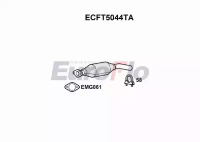 Катализатор (EuroFlo: ECFT5044TA)