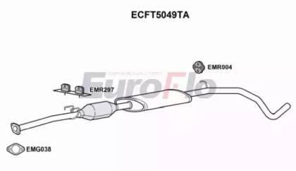 Катализатор (EuroFlo: ECFT5049TA)