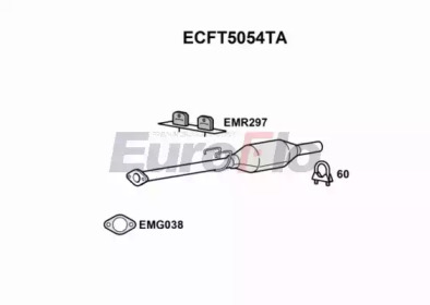 Катализатор (EuroFlo: ECFT5054TA)