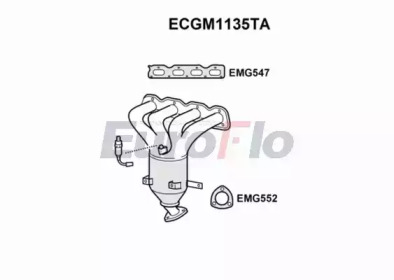 Катализатор (EuroFlo: ECGM1135TA)