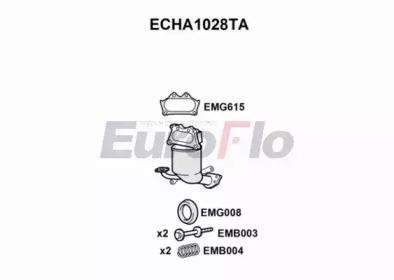 Катализатор (EuroFlo: ECHA1028TA)