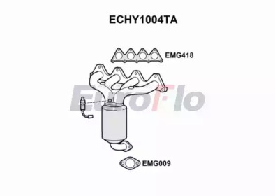 Катализатор (EuroFlo: ECHY1004TA)