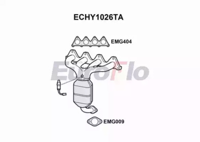 Катализатор (EuroFlo: ECHY1026TA)