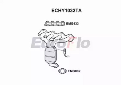 Катализатор (EuroFlo: ECHY1032TA)