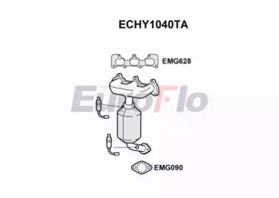 Катализатор (EuroFlo: ECHY1040TA)