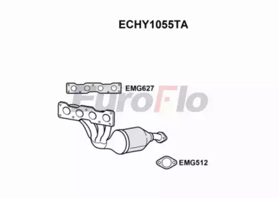 Катализатор (EuroFlo: ECHY1055TA)