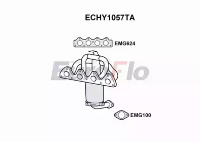 Катализатор (EuroFlo: ECHY1057TA)