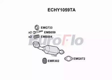 Катализатор (EuroFlo: ECHY1059TA)