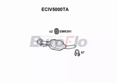 Катализатор (EuroFlo: ECIV5000TA)