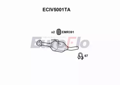 Катализатор (EuroFlo: ECIV5001TA)