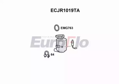 Катализатор (EuroFlo: ECJR1019TA)