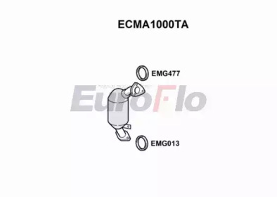 Катализатор (EuroFlo: ECMA1000TA)