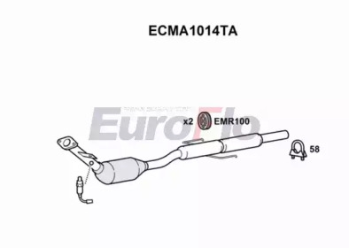 Катализатор (EuroFlo: ECMA1014TA)