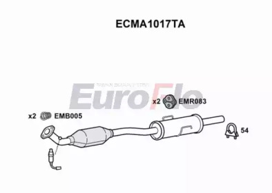 Катализатор (EuroFlo: ECMA1017TA)