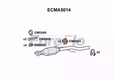 Катализатор (EuroFlo: ECMA5014)