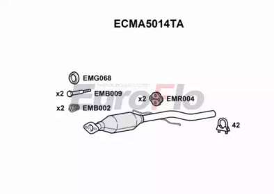 Катализатор (EuroFlo: ECMA5014TA)