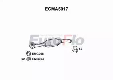 Катализатор (EuroFlo: ECMA5017)