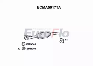 Катализатор (EuroFlo: ECMA5017TA)