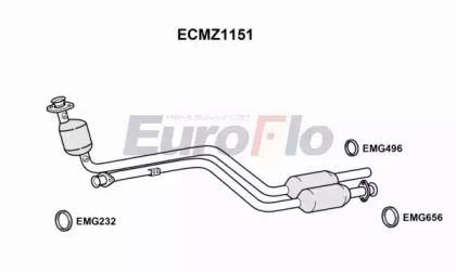 Катализатор (EuroFlo: ECMZ1151)