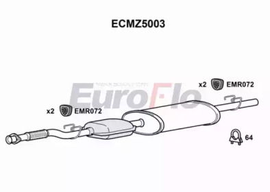 Катализатор (EuroFlo: ECMZ5003)