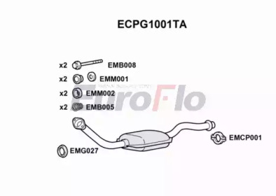 Катализатор (EuroFlo: ECPG1001TA)