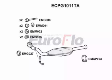 Катализатор (EuroFlo: ECPG1011TA)