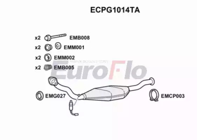 Катализатор (EuroFlo: ECPG1014TA)