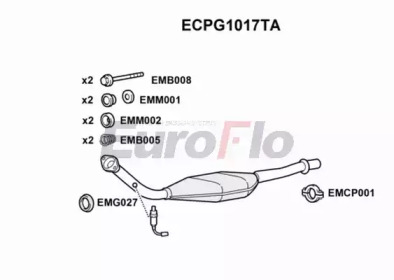 Катализатор (EuroFlo: ECPG1017TA)