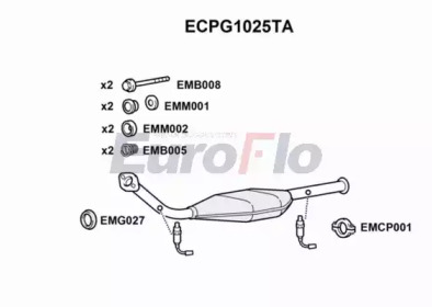 Катализатор (EuroFlo: ECPG1025TA)