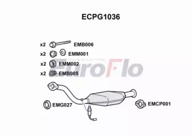 Катализатор (EuroFlo: ECPG1036)