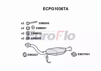 Катализатор (EuroFlo: ECPG1036TA)