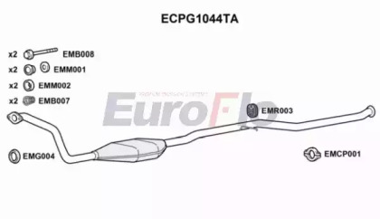 Катализатор (EuroFlo: ECPG1044TA)